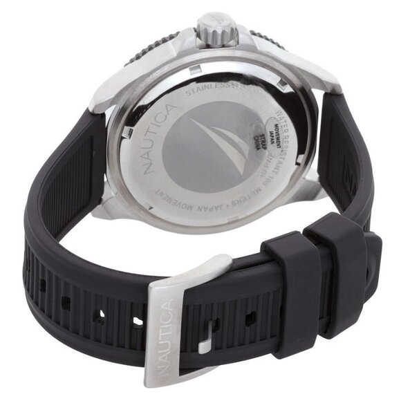 NWT Nautica Fashion Men's Quartz Steel Authentic Watch - Picture 3 of 3